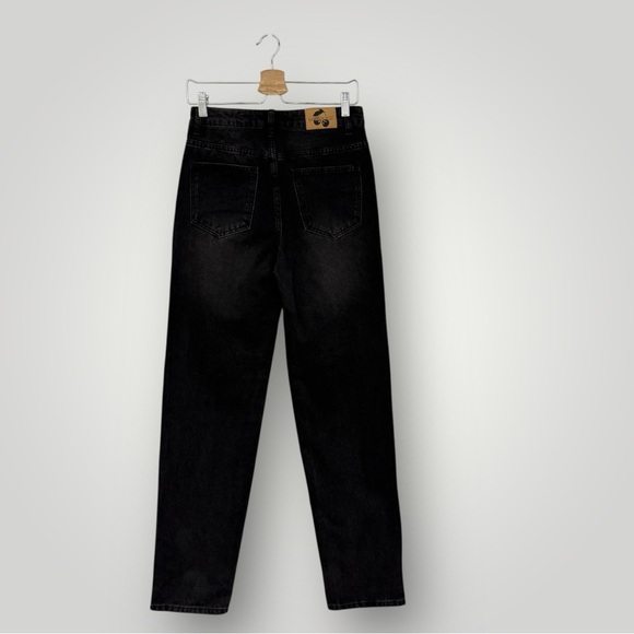 White Fox Straight Leg Black Jeans Sz S Small - Picture 10 of 12